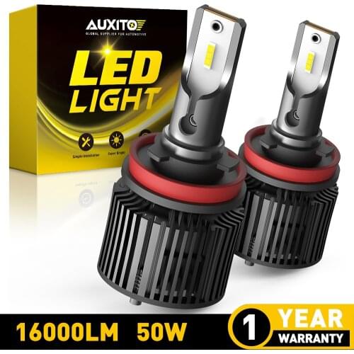 AUXITO H8 LED Headlight Bulbs H1 H4 H7 H11 LED Car Bulb HB3 9005 9006 Turbo Led Headlamp 6000K For Lada Vesta Granta Kalina Niva