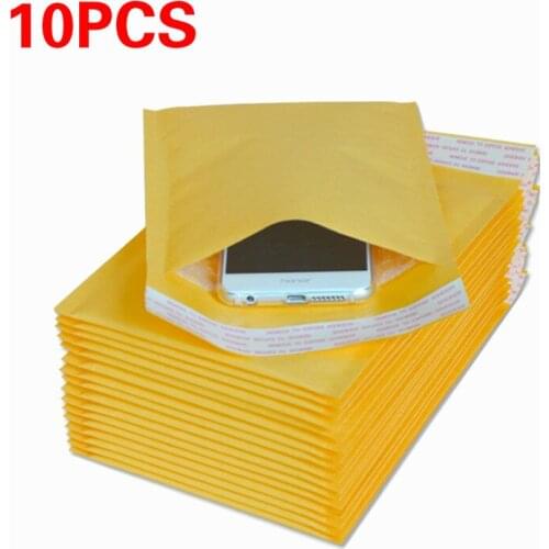 10pcs Kraft Paper Bags Food Tea Gift Bags Self Adhesive Seal Bag Party Wedding Supplies Wrapping Gift Takeout Eco-friendly Bag