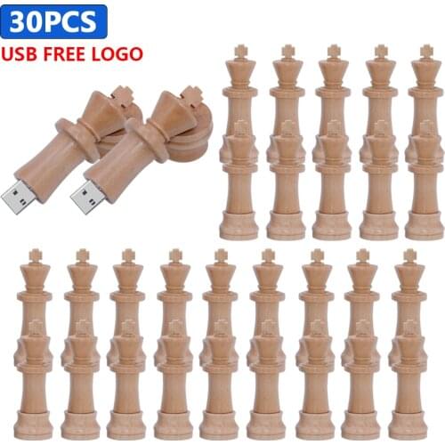 30pcs/lot free logo usb 32GB pendrive wooden USB flash drive 4gb 8gb 16GB 32GB 64GB 128GB pen drive USB 2.0 memory stick U Disk