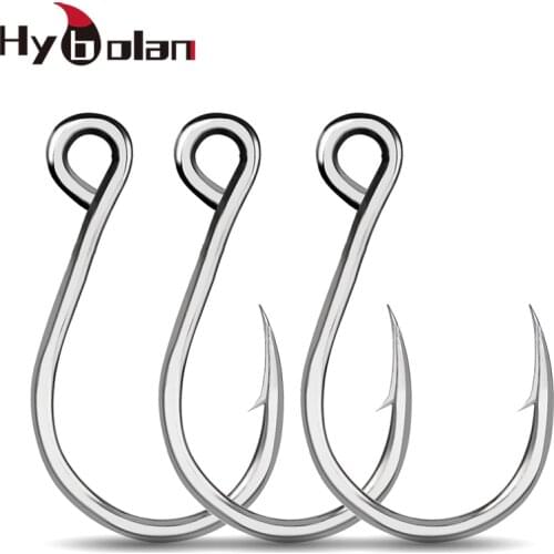 5pcs High carbon steel Saltwater Jig Fishing Hook Jigging Hook Pesca Fish Anti-corrosion iron plate hook for sea fishing tool