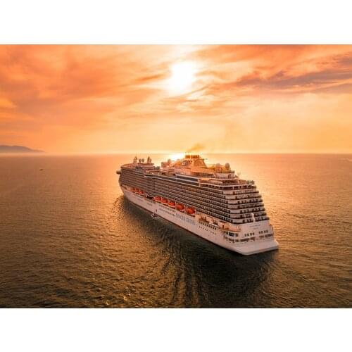 Sea View Cruise ship 5d diamond embroidery landscape diamond painting cross stitch mosaic diamond pictures of rhinestones CV130