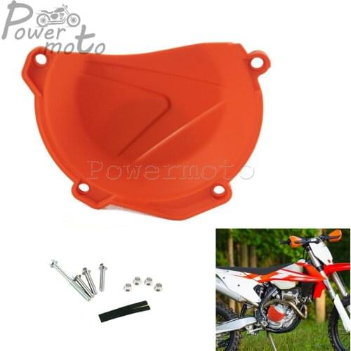 ABS Plastic Motorcycle Engine Clutch Cover Orange Protector Case For SX-F XC-F EXC-F 250/350 2015-2016 2017 2018 Dirt Bike