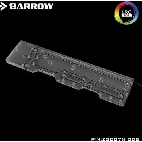 Barrow Acrylic Board as Water Channel use for Zidli ZG07 Computer Case for Both CPU and GPU Block RGB 5V 3PIN Waterway Boards