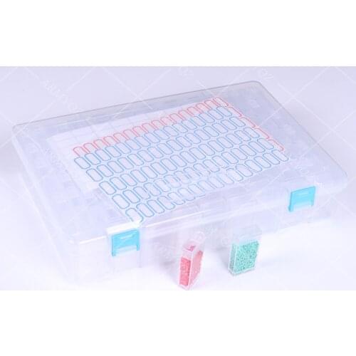 Big 5D Diamond Painting Box Accessories 134 Grids DIY Diamond Embroidery Tool Jewelry Nail Art Rhinestone Storage Box