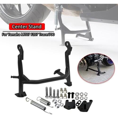 Center Stand Middle Parking Central Firm Frame Rack Holder For Yamaha MT07 FZ07 Tracer 700 Moto Cage Centerstand 2020 2018 2017