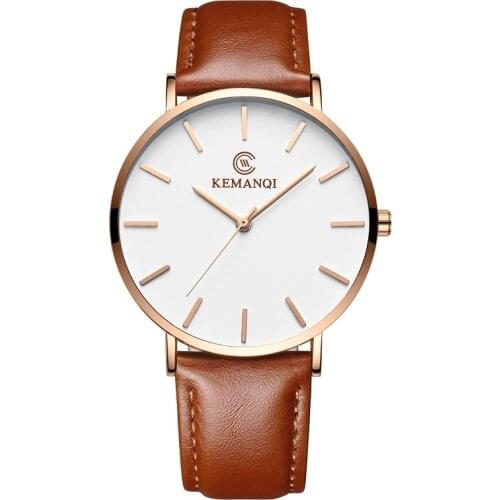 Men Watch Top Brand Fashion Sports Quartz Watches Mens Leather Waterproof Chronograph Clock Business Relogio Masculino