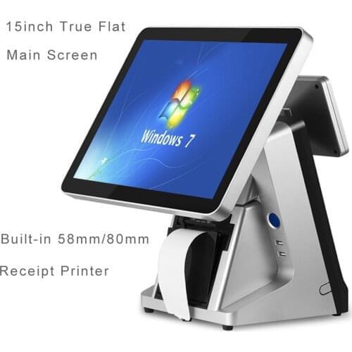 ComPosxb Hot sale Pos System 15"touch screen VFD cash register pos all in one for coffee shop supermarket