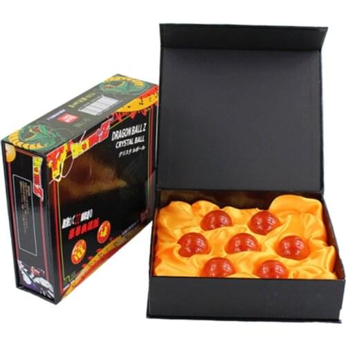 Crystal Balls 3.5CM New In Box 7 Stars Crystal Balls Set of 7 pcs Complete Set