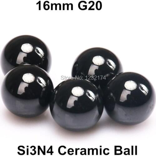 16mm Silicon Nitride Ceramic Ball Si3N4 Grade G20 10PCS/Lot Used in Bearing/Pump/Valve ball 16mm ceramic ball