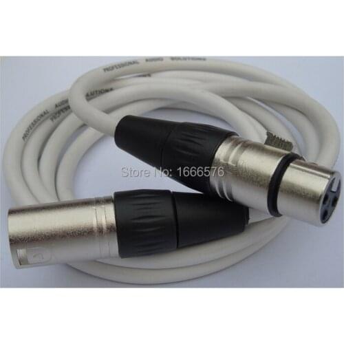 KL High Quality 3 feet 3PIN XLR MALE TO FEMALE MIC MICROPHONE CABLES CORDS-MCB01