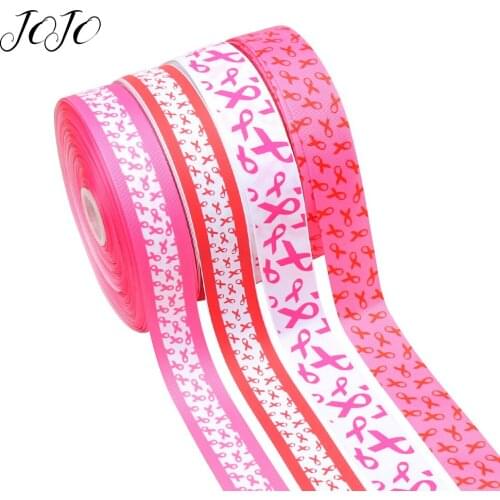JOJO BOWS 38mm 5y Grosgrain Ribbon For Craft Anti-aids Printed Tape For Needlework DIY Hair Bows Logo Material Handmade Supplies