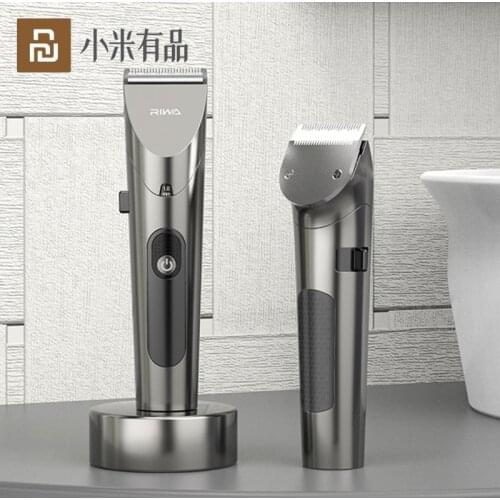 Youpin RIWA Electric Hair Clipper Men Professional Trimmer USB Charging Steel Cutter Haircut With LED Screen Washable With Comb