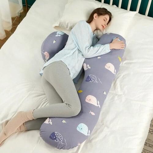 Washable Sleeping Support Pillow For Pregnant Women Body Cotton Maternity Pillows Pregnancy Side Sleepers Cushion Travesseiro