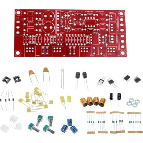 New 2019 NE5532 OP-AMP HIFI Amplifier Preamplifier Volume Tone EQ Control Board DIY KIT