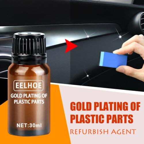 30/20/10ml Car Plastic Parts Refurbish Agent Dash Board Auto Interior Clean Restore Wax Coating Paste Car Maintenance TSLM1
