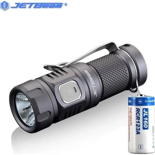 Jetbeam E20R Edc Lantern 990 Lumen 4 Model Memory Function Side Switch Powerful magnetic tail rechargeable 16340 Flashlight