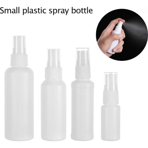 1Pcs 20/50/60/100ml Travel Refillable Bottles Empty Atomizer for Perfume Bottle Flask Portable White Plastic Small Spray Bottles