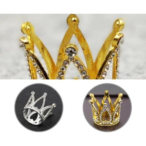 Wide Usage High Quality Princess Crown Cake Topper Elegant Cake Hat Topper Popular for Cake Decor