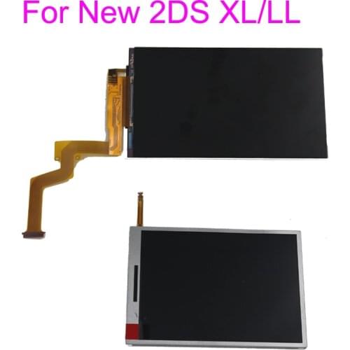 Replacement New Upper Top Bottom Lower LCD Display Screen for Nintend NEW 2DS XL LL Repair Parts Display Panel