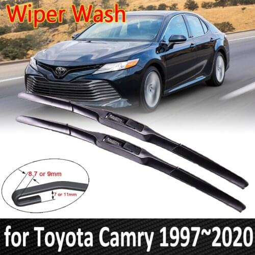 For Toyota Camry XV20 XV30 XV40 XV50 XV70 XV 20 30 40 50 70 1997~2020 Wipers Blade Car Accessories Windshield Wipers 2011 2017
