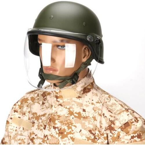 SWAT Airsoft M88 Style PASGT Helmet with Visor War Game Helmet Tactical Accessories