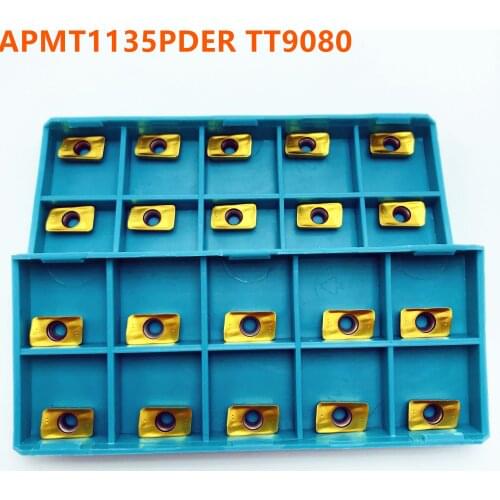 Lathe tool APMT1135 PDER TT9080 carbide blade metal turning blade CNC machine milling cutter APMT1135 milling tool