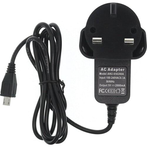 UK Plug 5V2A Power Adapter Micro USB adaptor Charger For Tablet PC