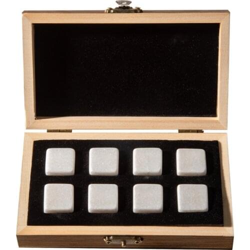 Whiskey stone ice cream natural white marble ice stone red wine ice cubes Ice cubes cool ice cubes