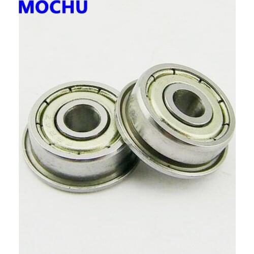 10pcs F624 F624ZZ F624Z F624-2Z 4x13x5 MOCHU Flange Bearing Miniature Deep Groove Ball Bearing Shielded Ball Bearings