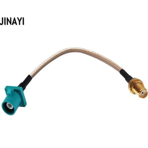 10 pcs Fakra Z Male Plug to SMA Male Female GPS Antenna Extension Pigtail Cable RG316 50ohm 15cm 20cm 30cm