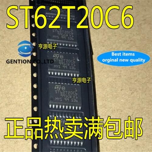 10Pcs ST62T20C6 SOP20 in stock 100% new and original