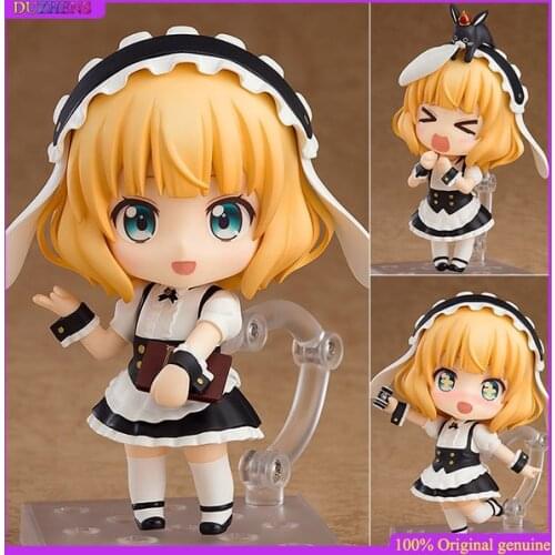 100% Original: Anime Is the order a rabbit? Kirima Syaro Q version figma Action Figure Anime Figure Model Toys Figure Doll Gift