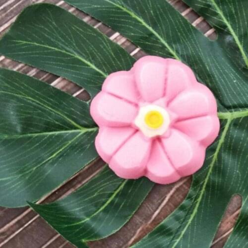 896A Wooden Mooncake Mold Kitchen Cookie Biscuit Chocolate Pumpkin Pie Flower Pattern