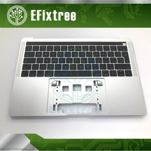 UK Silver Topcase C Case Housing Palmrest For Macbook Pro Retina 13'' A1706 Top Case With Keyboard 2016 2017 space Grey