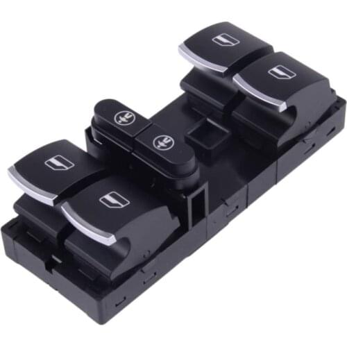 For VW Touareg Sharan For Seat Alhambra 2011 2012 2013 2014 2015 2016 Chrome Master Power Window Switch Button 7P6959857