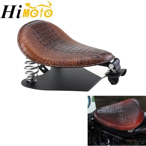 Motorcycle Black Brown Solo Seat Bracket Base Plate Mounting For Honda Harley Sportster XL 883 1200 Yamaha Bobber Chopper Custom