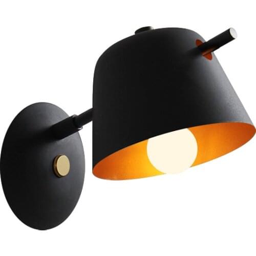 Nordic Design Simple Macaroon Wall Lamp Art Decor Bedroom Bedside Lamp Aisle Corridor Mirror Light Living Room Reading Study