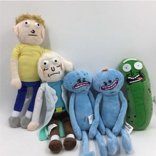 New Hot Mr. Meeseeks Anime Plush Toy Sanchez Smith Jerry Summer Poopybutthole Happy Sad Scientist