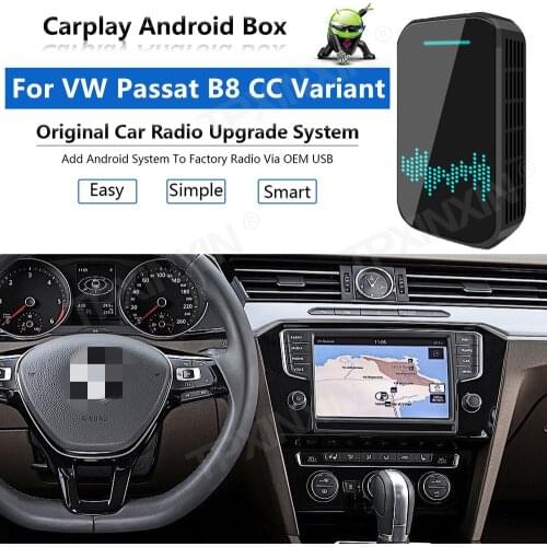 Upgrade Radio Carplay Android Auto Audio For VW Passat B8 CC Variant Apple Wireless AI Box Car Multimedia Player GPS Navi unit