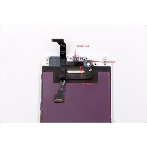 Front Facetime Camera Ring Sensor Bracket Holder Anti Dust Mesh for iphone lcd