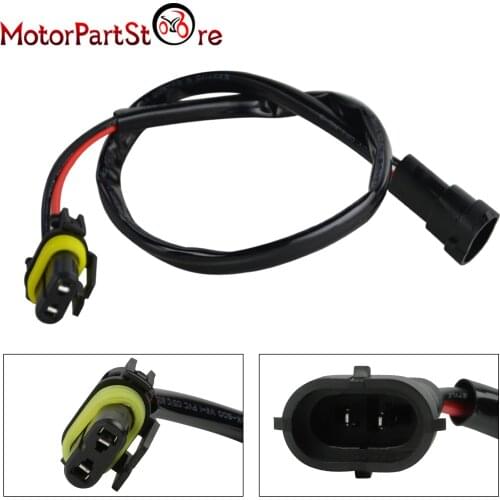 H11 H8 H9 Male To 9005 9006 HB4 Female Headlight Fog Light Conversion Adapter Connector Cable Sockets Wire Harness