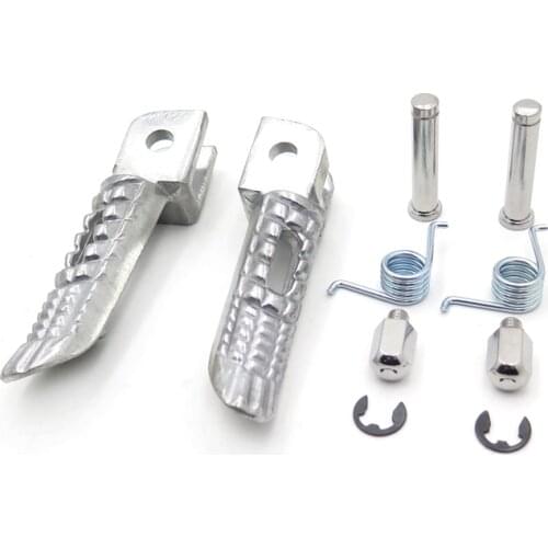 Aftermarket Free Shipping Motorcycle Parts Motorcycle Front Foot Pegs Footrest For Suzuki GSX-R GSXR 600/750 100020002011POLISHI