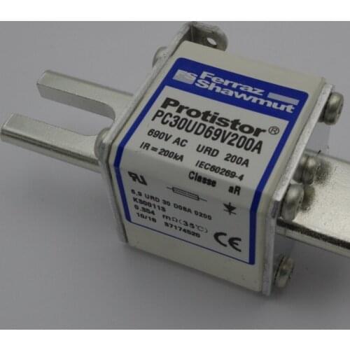 Ferraz Shawmut Fuse PC30UD69V200A 200A 690V car fuse for motor circuit protect