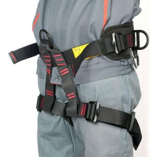 Outdoor Professional Half-length Seat Belt Half-protection Safety Strap Rock Climbing Accessories