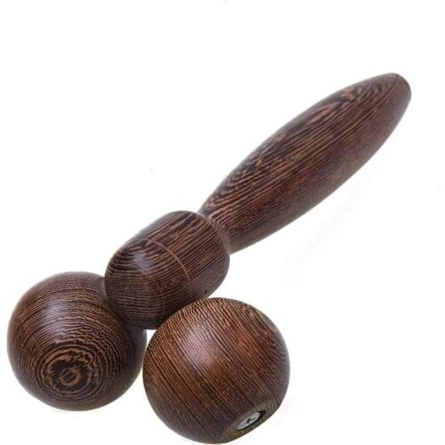 Facial Roller 360 Rotation V Shape Face Slim Massage Roller Stick Lifting Wrinkle Remover Wooden Face Roller Tool Set