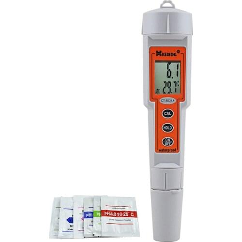 Hand-held Digital PH Meter Waterproof PH Water Quality Tester Professional Aquarium Fish Tank Water Quality PH Tester Display