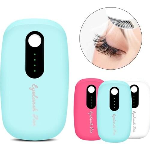USB Eyelash Extension Mini Eyelash Fan Air Conditioning Blower Glue Grafted Eyelashes Dedicated Dryer Lashes Fans Makeup Tools