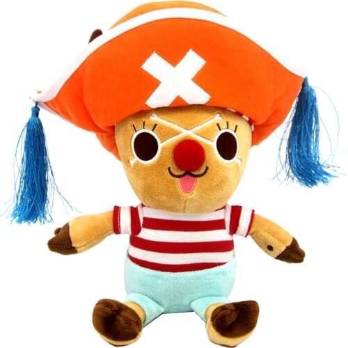 High Quality Japan Anime ONE PIECE Cartoon Tony Tony Chopper Plush Toy Kawaii Pirates Soft Stuffed Doll Kids Gift 30cm