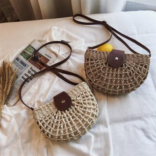 Country style Fashion wild Elegant crossbody Handbags Weaving Female Travel Shoulder Bag Summer Ladies Shoulder Bag