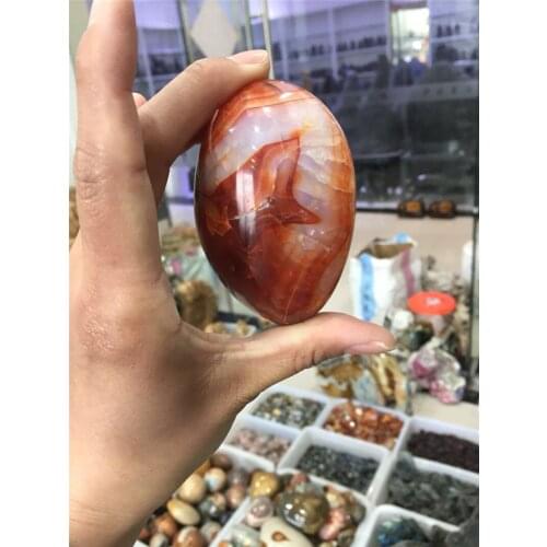 1pcs hot sale 100% natural red agate crystal reiki healing Madagascar red agate tumble gemstone wholesale as gift